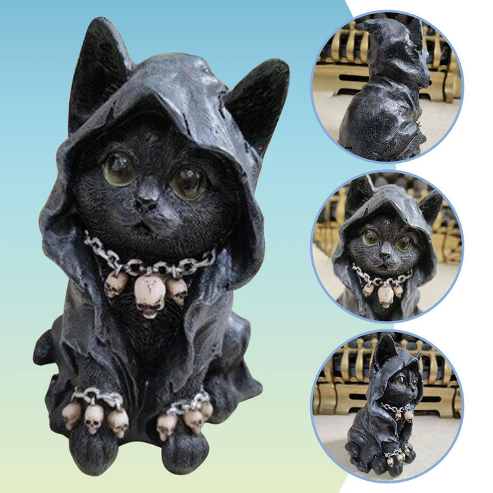 Lisslune | Resin Black Cat Statue Decor