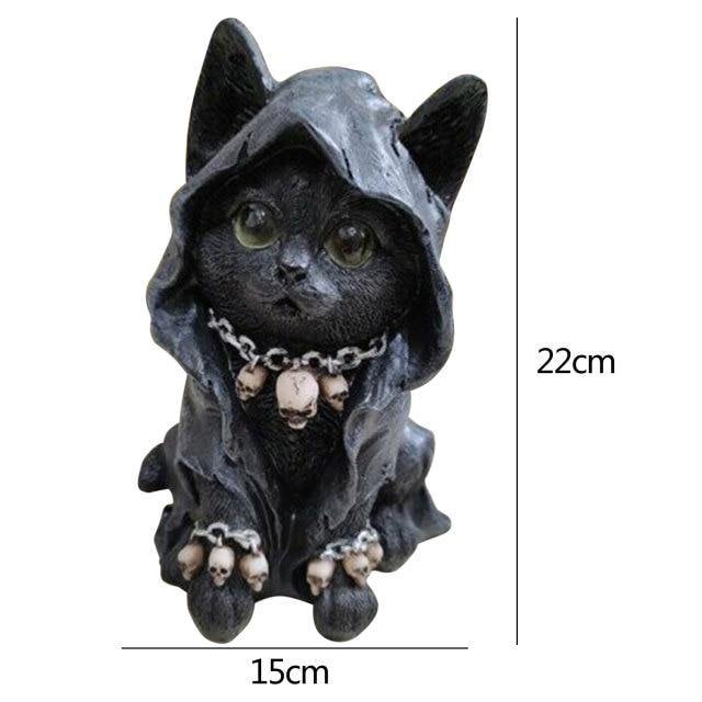 Lisslune | Resin Black Cat Statue Decor