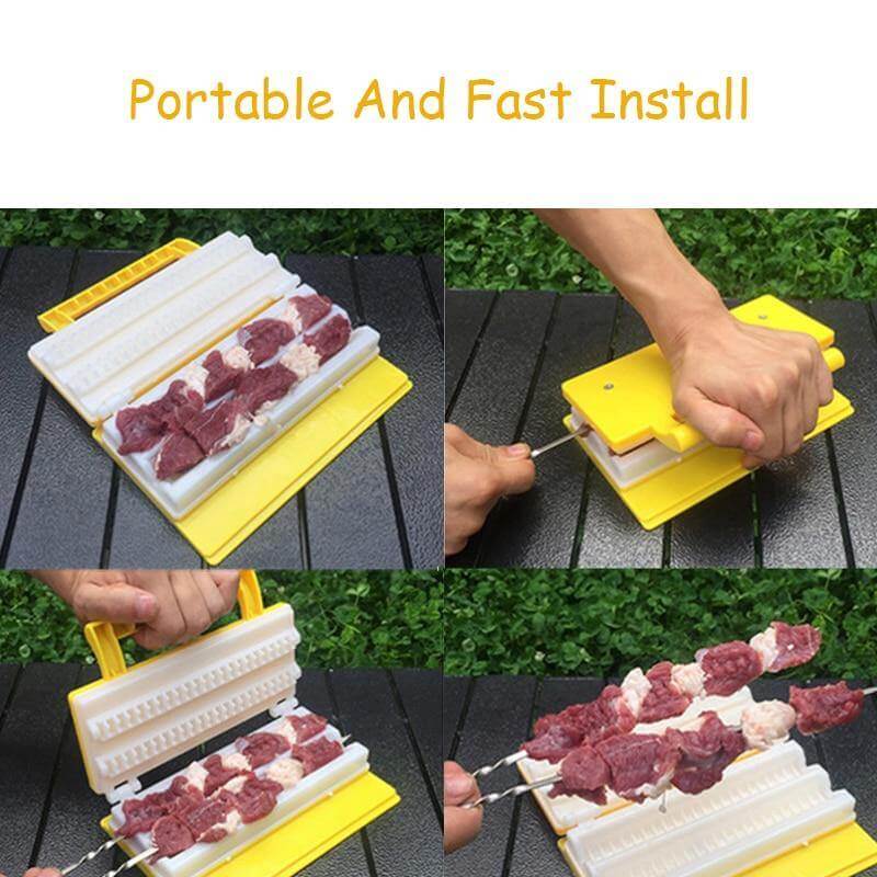 Lisslune | Portable Double BBQ Kebabs Maker