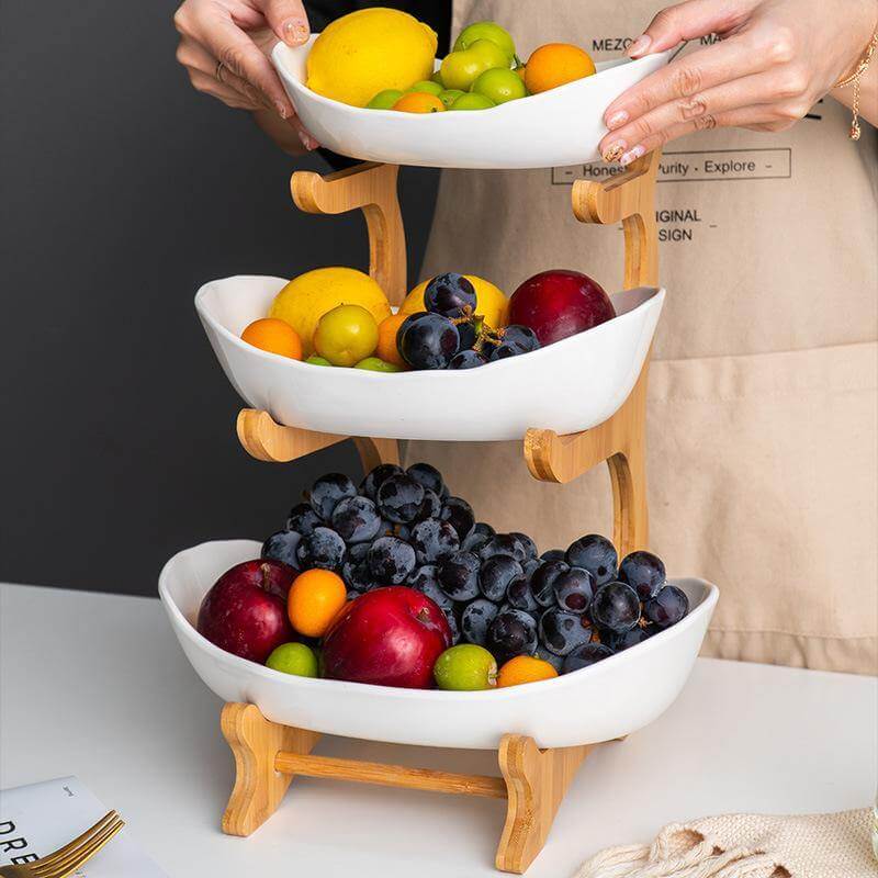 Lisslune | Multi-layer Modern Fruit Snack Plate Rack