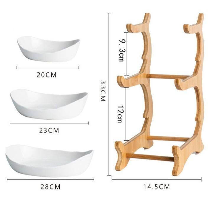 Lisslune | Multi-layer Modern Fruit Snack Plate Rack