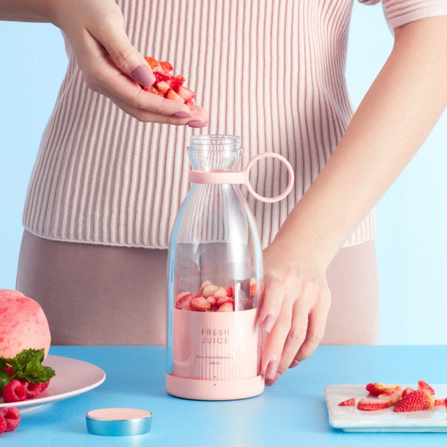 Lisslune | Elegant Mini Portable Fruit Juicer Blender