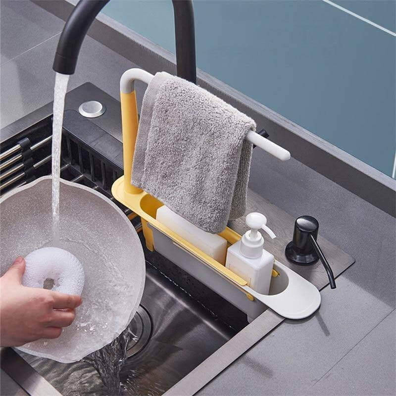 Lisslune | 2in1 Kitchen Sink Folding Drain Rack