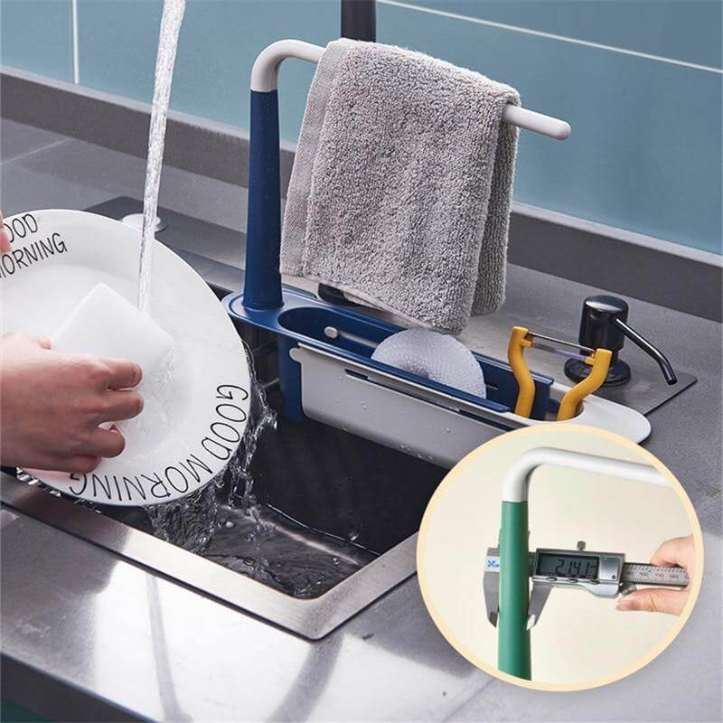 Lisslune | 2in1 Kitchen Sink Folding Drain Rack