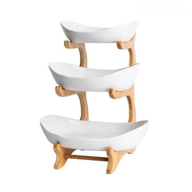 Lisslune | Multi-layer Modern Fruit Snack Plate Rack