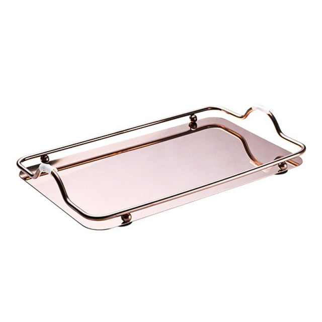 Lisslune | Metallic Mirror Tray