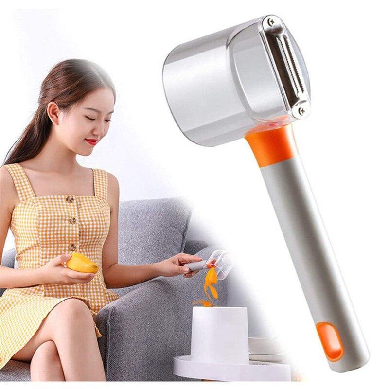 Lisslune | Vegetable Fruit Spill Free Storage Peeler