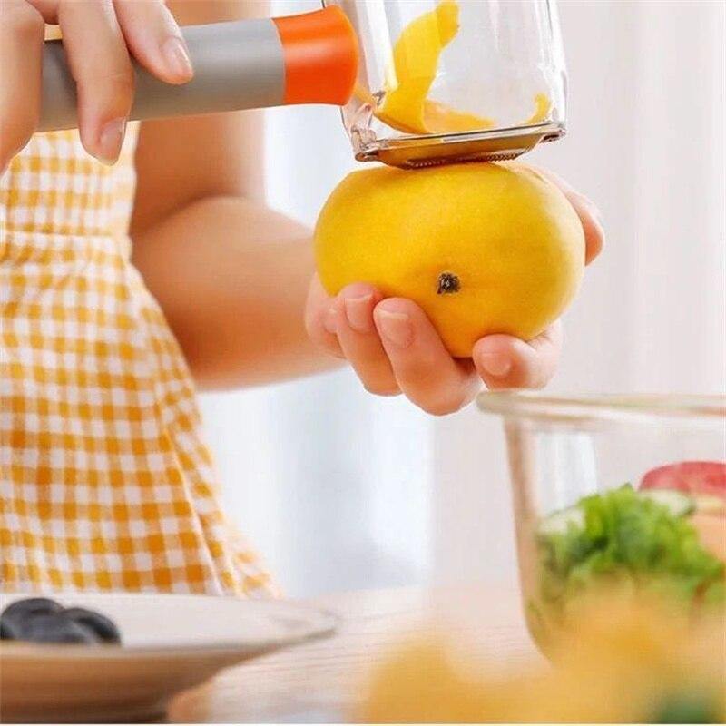 Lisslune | Vegetable Fruit Spill Free Storage Peeler
