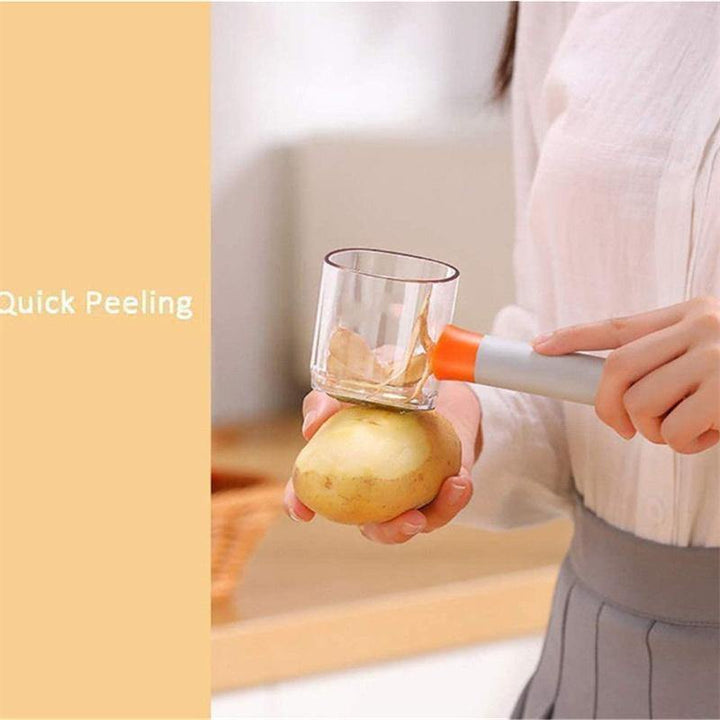 Lisslune | Vegetable Fruit Spill Free Storage Peeler