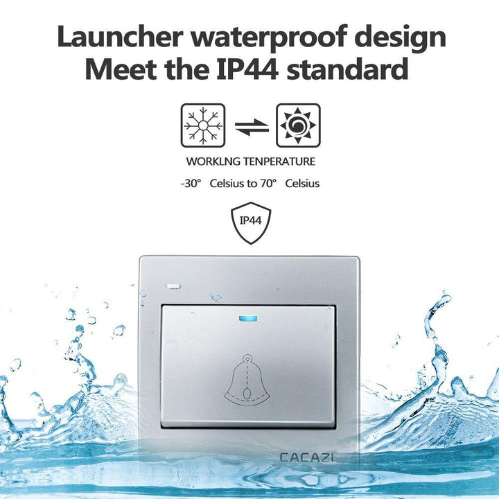 Lisslune | Waterproof Cordless Wireless Doorbell