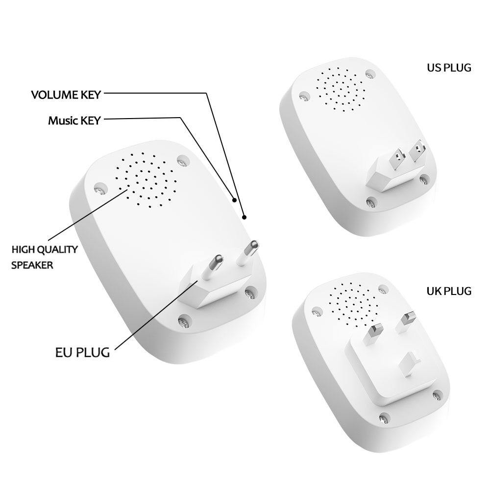 Lisslune | Waterproof Cordless Wireless Doorbell