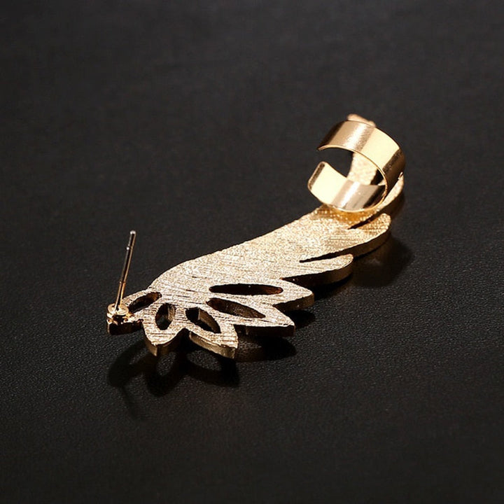 Lisslune | Fashion Alloy Feather Ear cuff Clip on Earrings