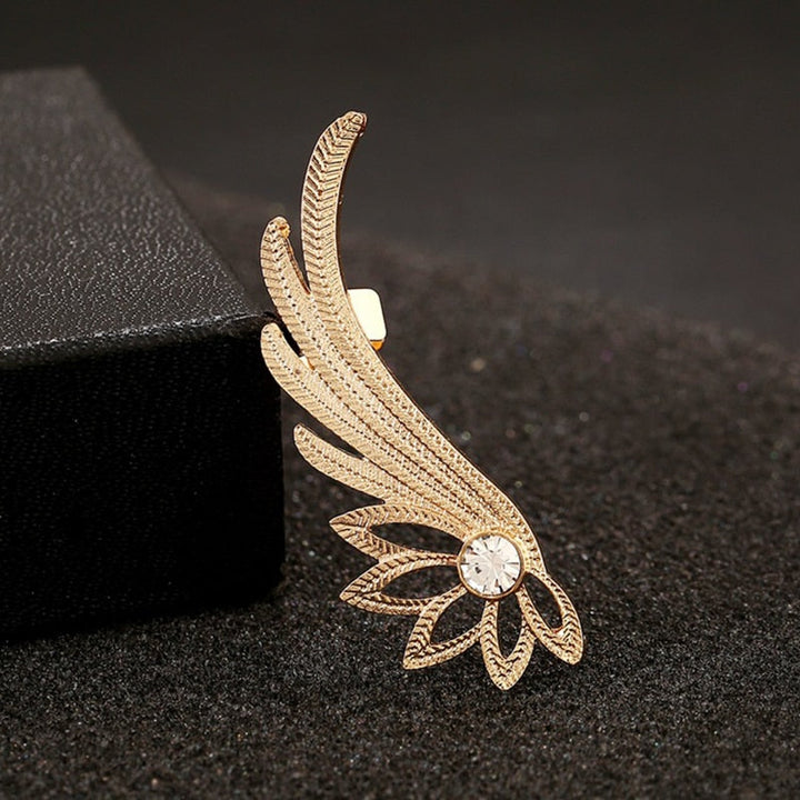 Lisslune | Fashion Alloy Feather Ear cuff Clip on Earrings