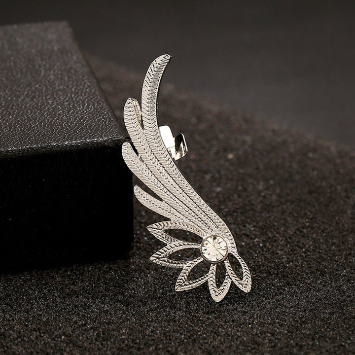 Lisslune | Fashion Alloy Feather Ear cuff Clip on Earrings