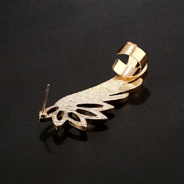 Lisslune | Fashion Alloy Feather Ear cuff Clip on Earrings