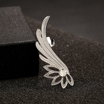 Lisslune | Fashion Alloy Feather Ear cuff Clip on Earrings
