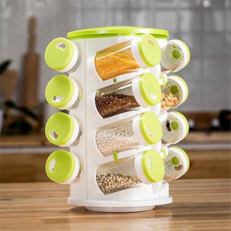 Lisslune | 360 Rotating Spice Organizer Rack