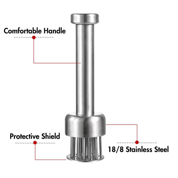 Lisslune | Stainless Steel Ultra Sharp Meat Tenderizer