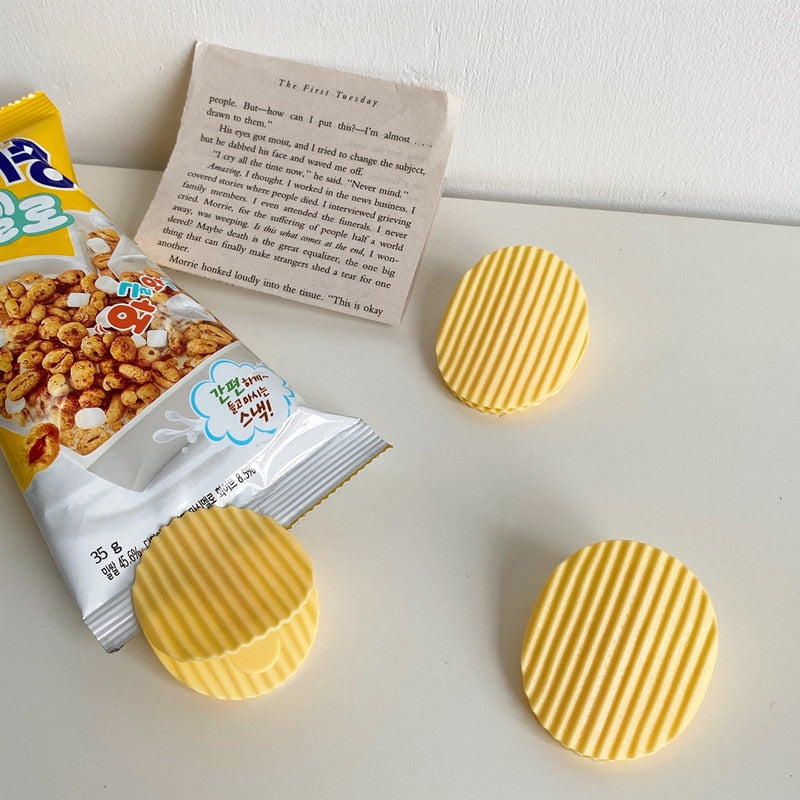 Lisslune | 4pcs Chips Shape Bag Sealer Clips
