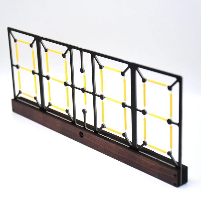 Lisslune | Nordic Double-Sided LED Clock