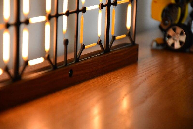Lisslune | Nordic Double-Sided LED Clock