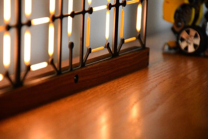 Lisslune | Nordic Double-Sided LED Clock