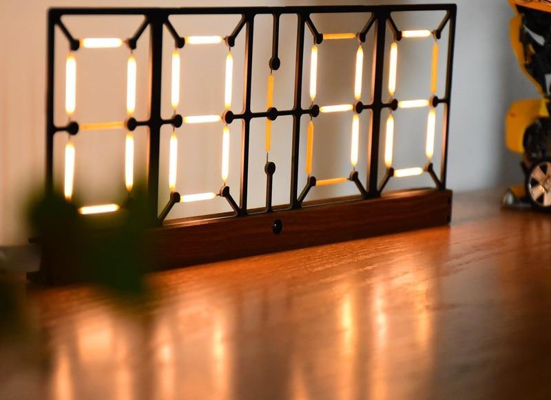 Lisslune | Nordic Double-Sided LED Clock