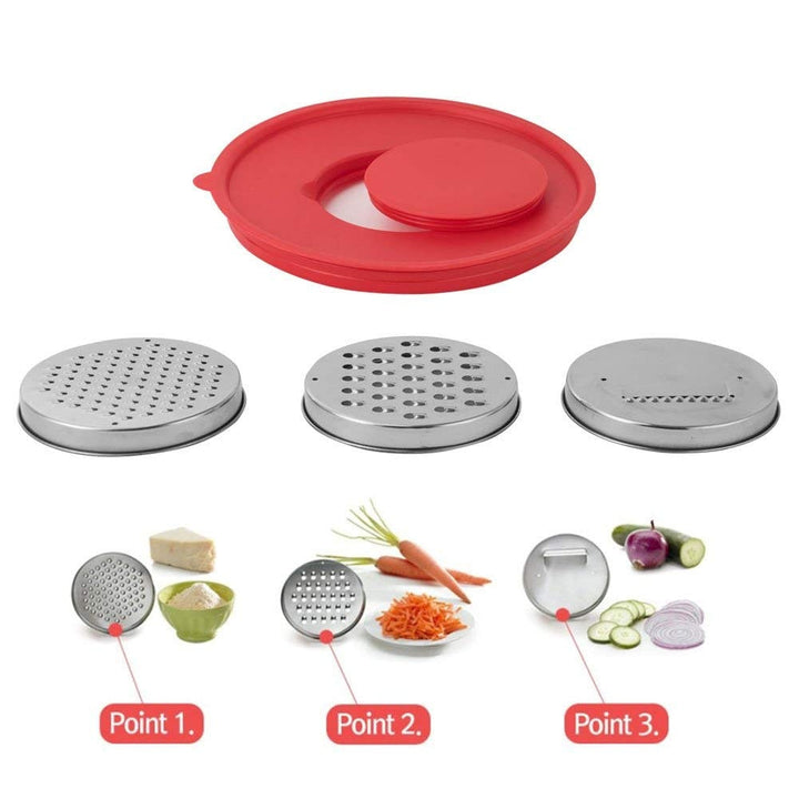 Lisslune | Non-Slip Multifunctional Grater Mixing Bowls