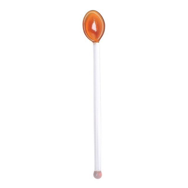 Lisslune | Fun Wavy Glass Dessert Spoons