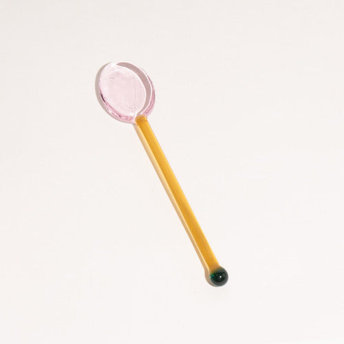 Lisslune | Fun Wavy Glass Dessert Spoons