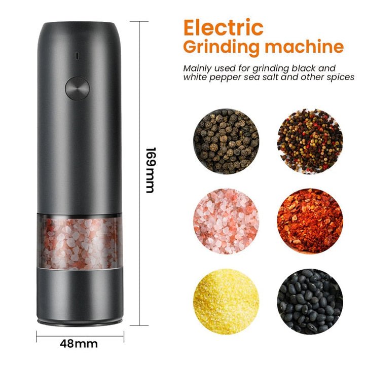 Lisslune | Rechargeable Automatic Salt Pepper Grinder