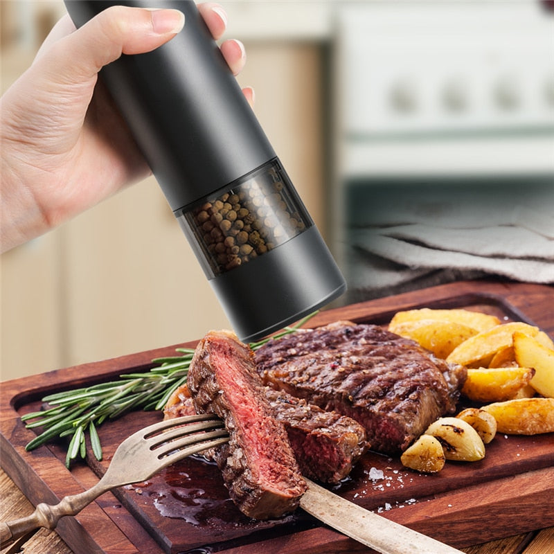 Lisslune | Rechargeable Automatic Salt Pepper Grinder
