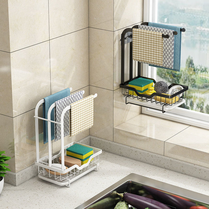 Lisslune | Countertop Dish Drying Rack with Drainer