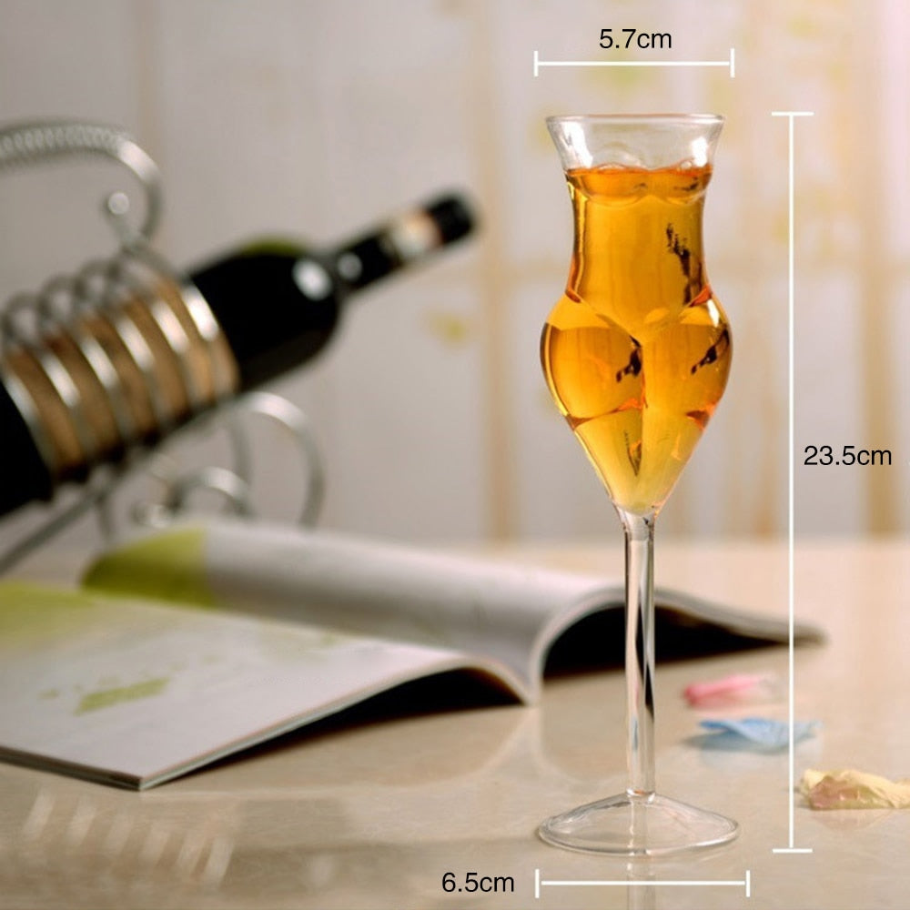 Lisslune | Crystal Sexy Body Wine Glass