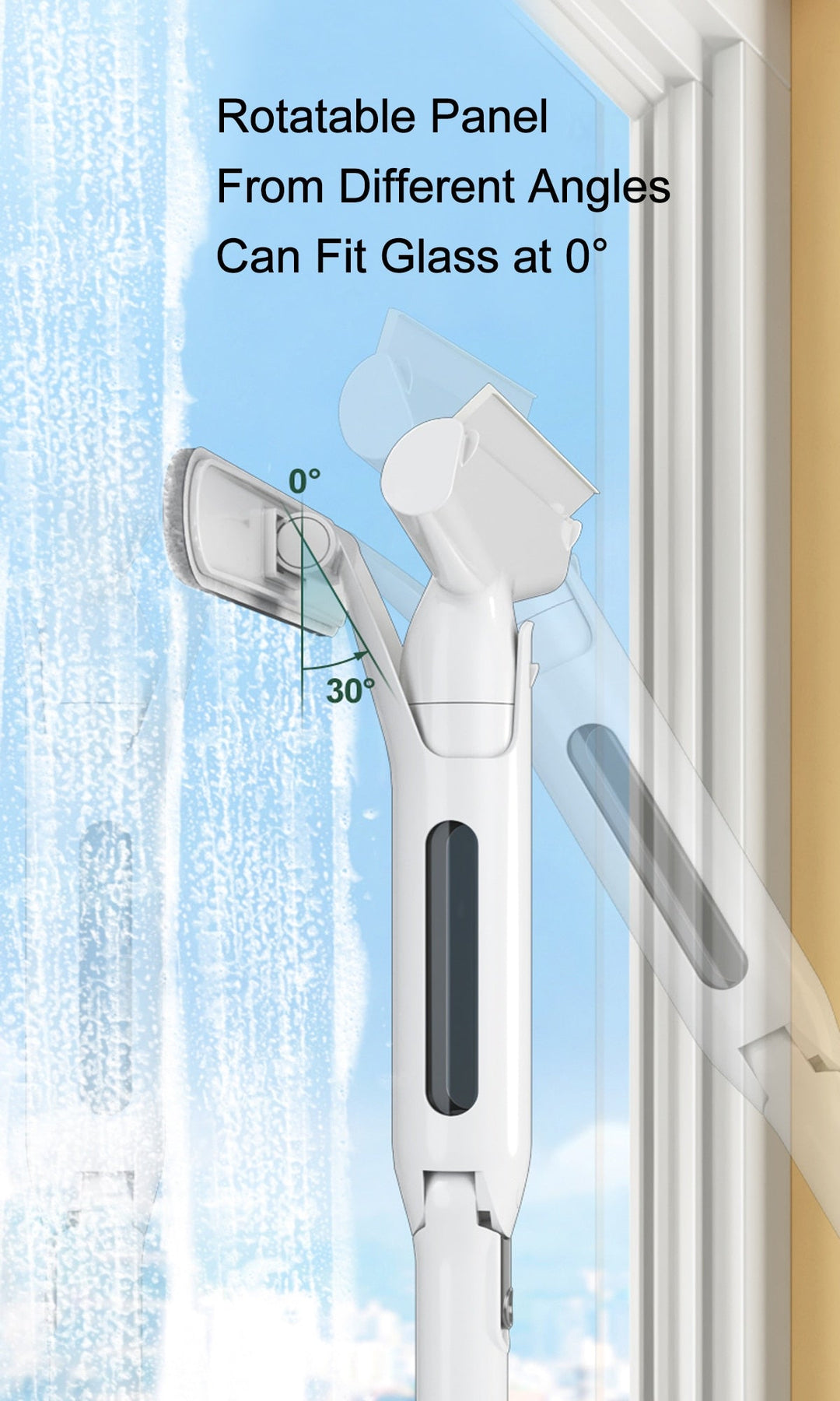 Lisslune | Multifunctional Adjustable Window Cleaning Wiper Brush