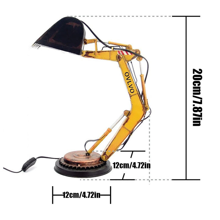 Lisslune | LumoDigger LED Table Lamp – Fun & Adjustable Lighting with Digger Design