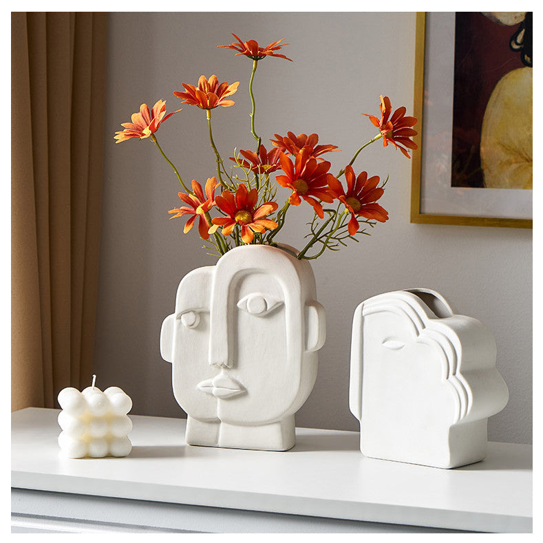 Lisslune | Nordic Modern Ceramic Art Face Vase