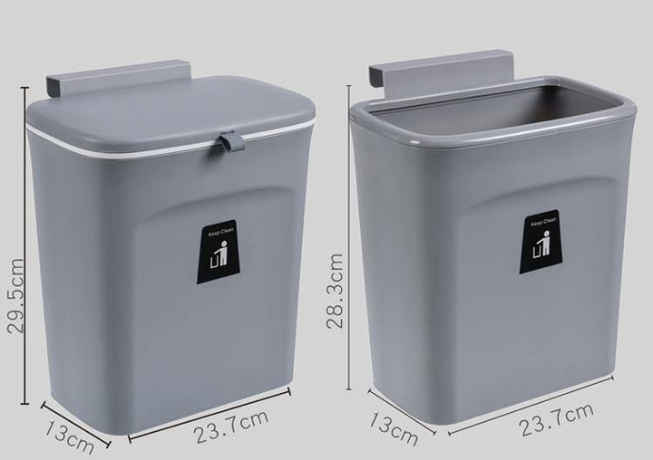 Lisslune | Wall-Mounted Smart Lid Trash Can
