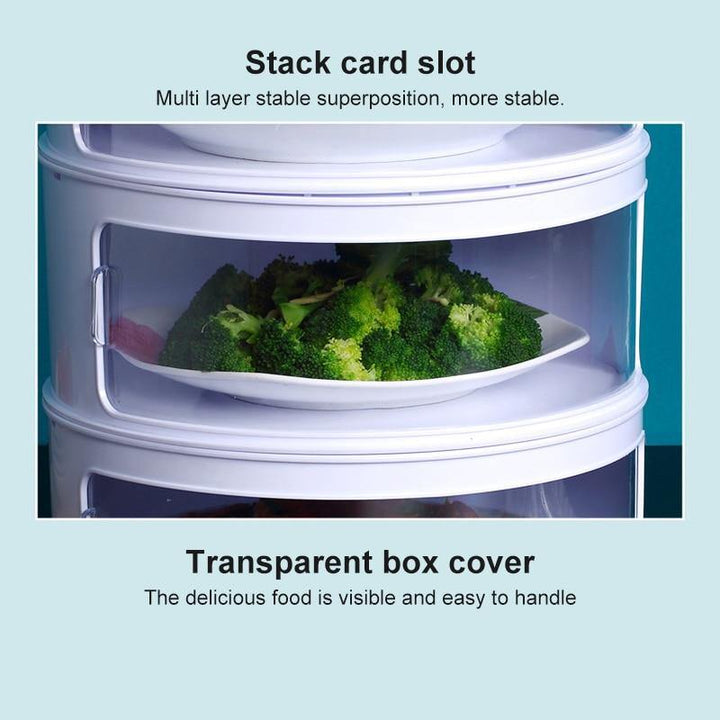 Lisslune | Multilayer Transparent Kitchen Food Storage Box