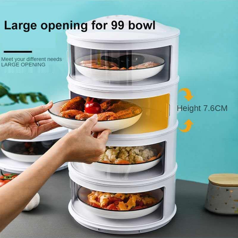 Lisslune | Multilayer Transparent Kitchen Food Storage Box