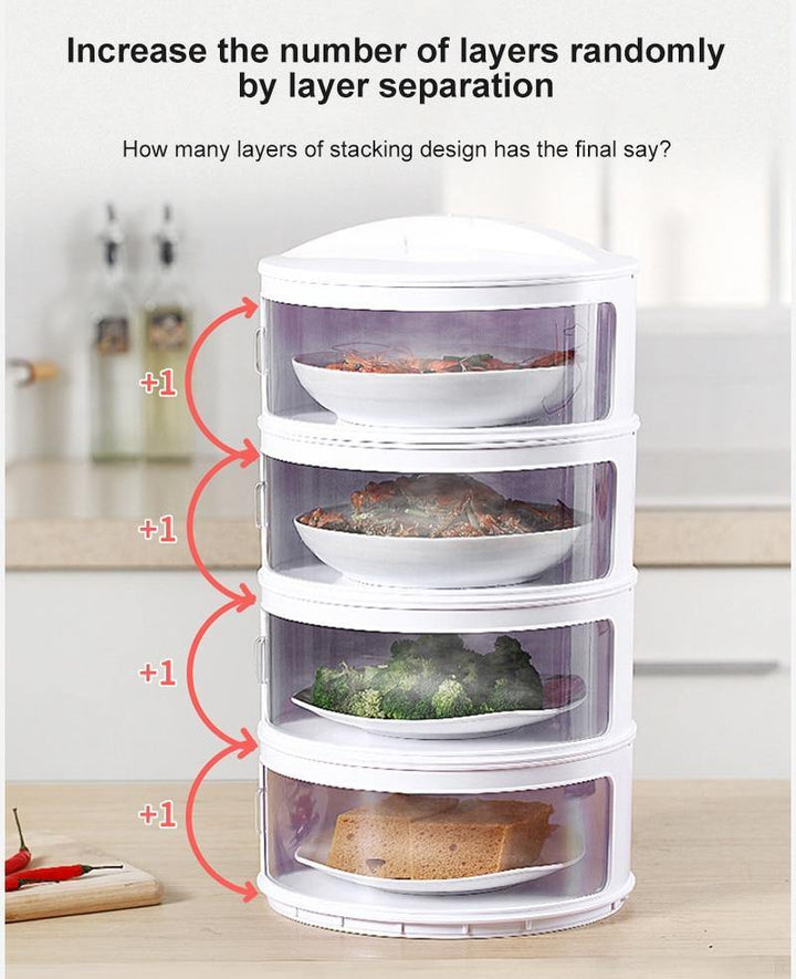 Lisslune | Multilayer Transparent Kitchen Food Storage Box