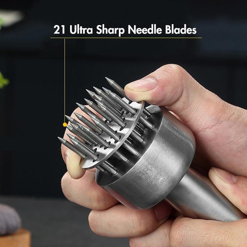 Lisslune | Stainless Steel Ultra Sharp Meat Tenderizer