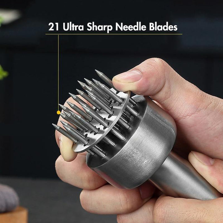 Lisslune | Stainless Steel Ultra Sharp Meat Tenderizer