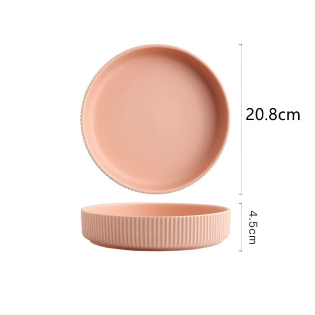 Lisslune | Colorful Ceramic Dinner Plate