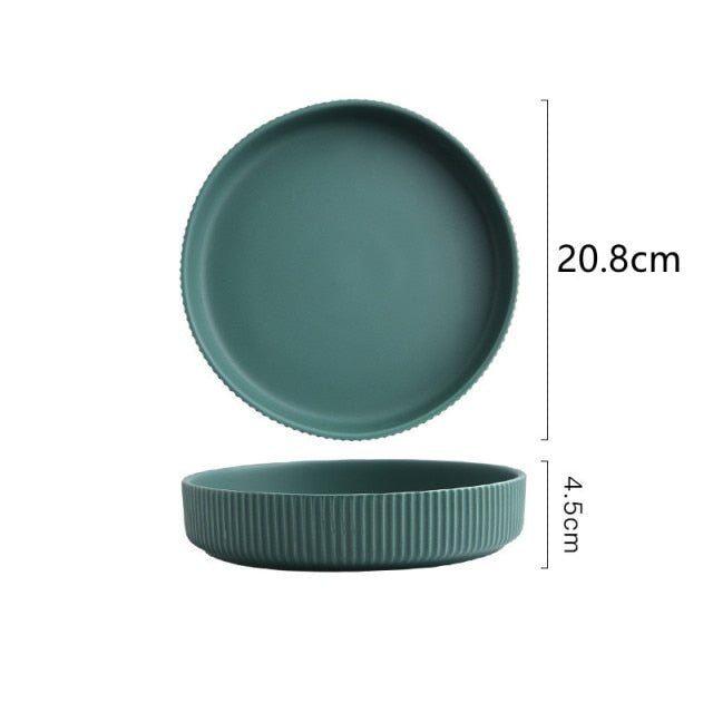 Lisslune | Colorful Ceramic Dinner Plate