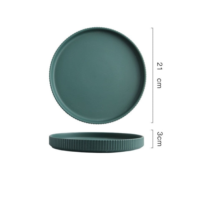 Lisslune | Colorful Ceramic Dinner Plate