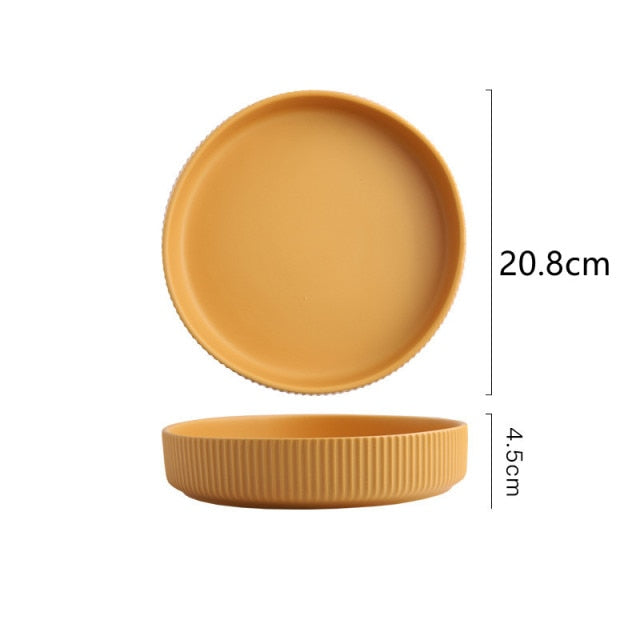 Lisslune | Colorful Ceramic Dinner Plate