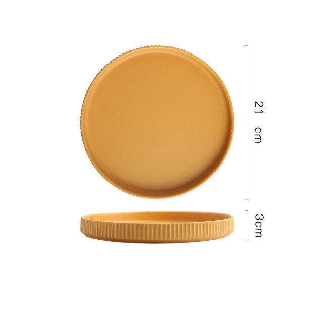 Lisslune | Colorful Ceramic Dinner Plate