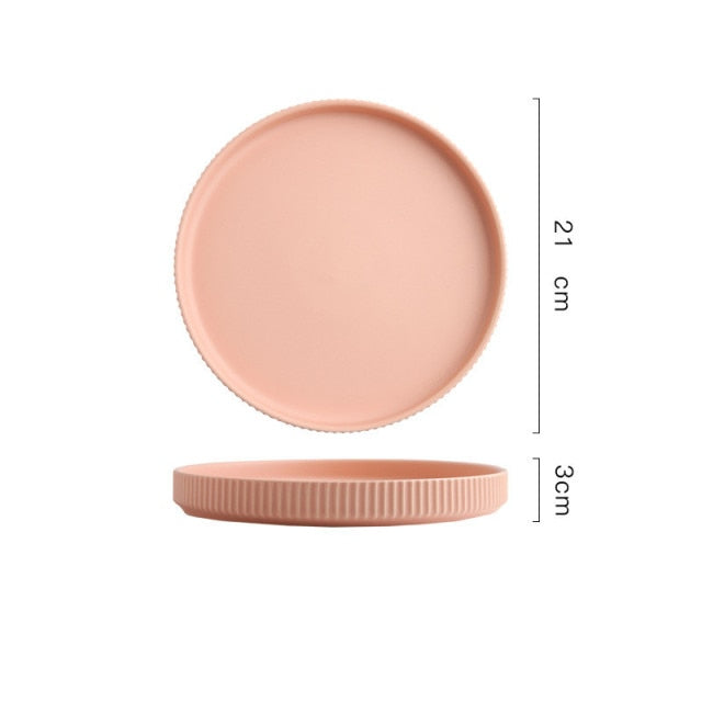 Lisslune | Colorful Ceramic Dinner Plate