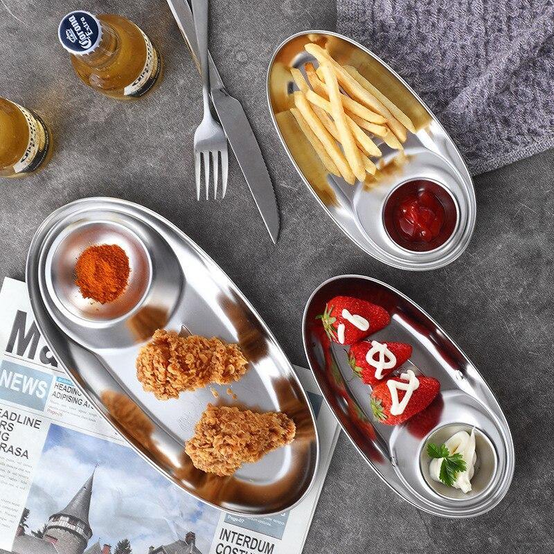 Lisslune | 2in1 Sauce Snack Plate